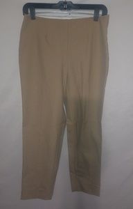 Lands End 6 Side Zip Khaki Stretch Pants